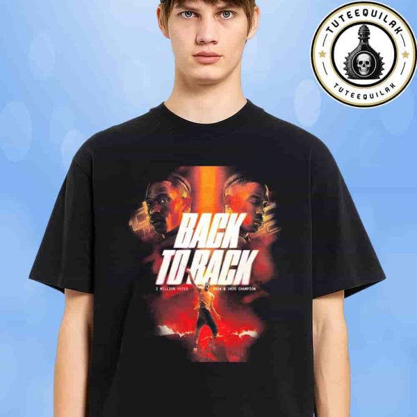 Travis Scott Back To Back Champion Rap Madness Tournament 2025 Unisex T-Shirt