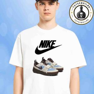 Travis Scott x Nike Zoom Field Jaxx Leche Blue Sneaker T-Shirt