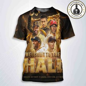 Welcome To Cooerstown MLB National Baseball Hall Of Fame And Museum Class Of 2025 All Over Print Shirt