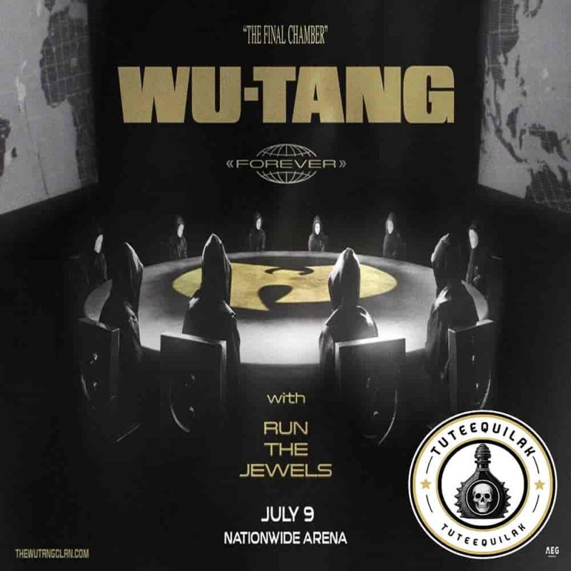 Wu Tang Clan Forever Final Chamber Tour Columbus 2025 July 9 at Nationwide Arena with Run the Jewels VIP Packages