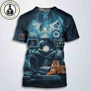 Wu-Tang Clan Forever The Final Chamber Columbus 2025 Concert Poster At Nationwide Arena On July 9 2025 All Over Print T-Shirt