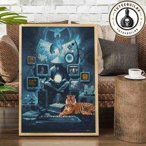 Wu-Tang Clan Forever The Final Chamber Columbus 2025 Concert Poster At Nationwide Arena On July 9 2025 Home Decor Poster Canvas