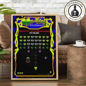 Wu-Tang Clan Forever The Final Chamber World Tour 2025 Concert Poster In Detroit MI On July 8 2025 At Little Caesars Arena Home Decor Poster Canvas