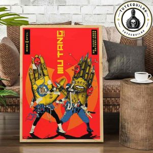 Wu-Tang Clan Forever The Final Chamber World Tour 2025 Shaolin Showdown Poster In Portland OR On July 1st At Moda Center Home Decor Poster Canvas