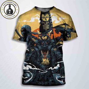 Wu-Tang Clan New York 2025 Forever The Final Chamber Poster Samurai DJ At Madison Square Garden On July 16 2025 All Over Print T-Shirt