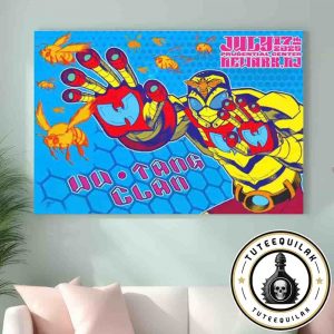 Wu-Tang Clan Newark 2025 Forever The Final Chamber At Prudential Center On July 17 2025 Bee Superhero Home Decor Poster Canvas