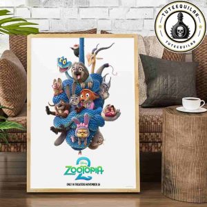 Zootopia 2 Movie Release Only In Theaters On November 26 2025 Home Decor Poster Canvas